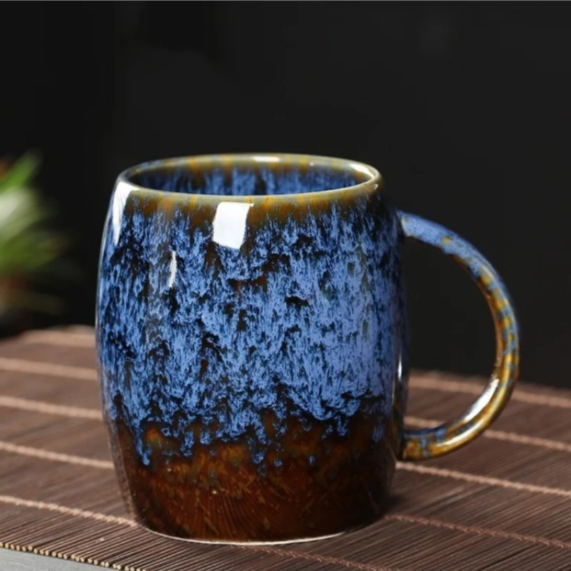 400ML European Retro Ceramic Mug Round Kiln-glazed Ceramic Coffee Cup Breakfast Milk Tea Cup Office Household Couple Water Cups
400ML European Retro Ceramic Mug Round Kiln-glazed Ceramic Coffee Cup Breakfast Milk Tea Cup Office Household Couple Water Cups