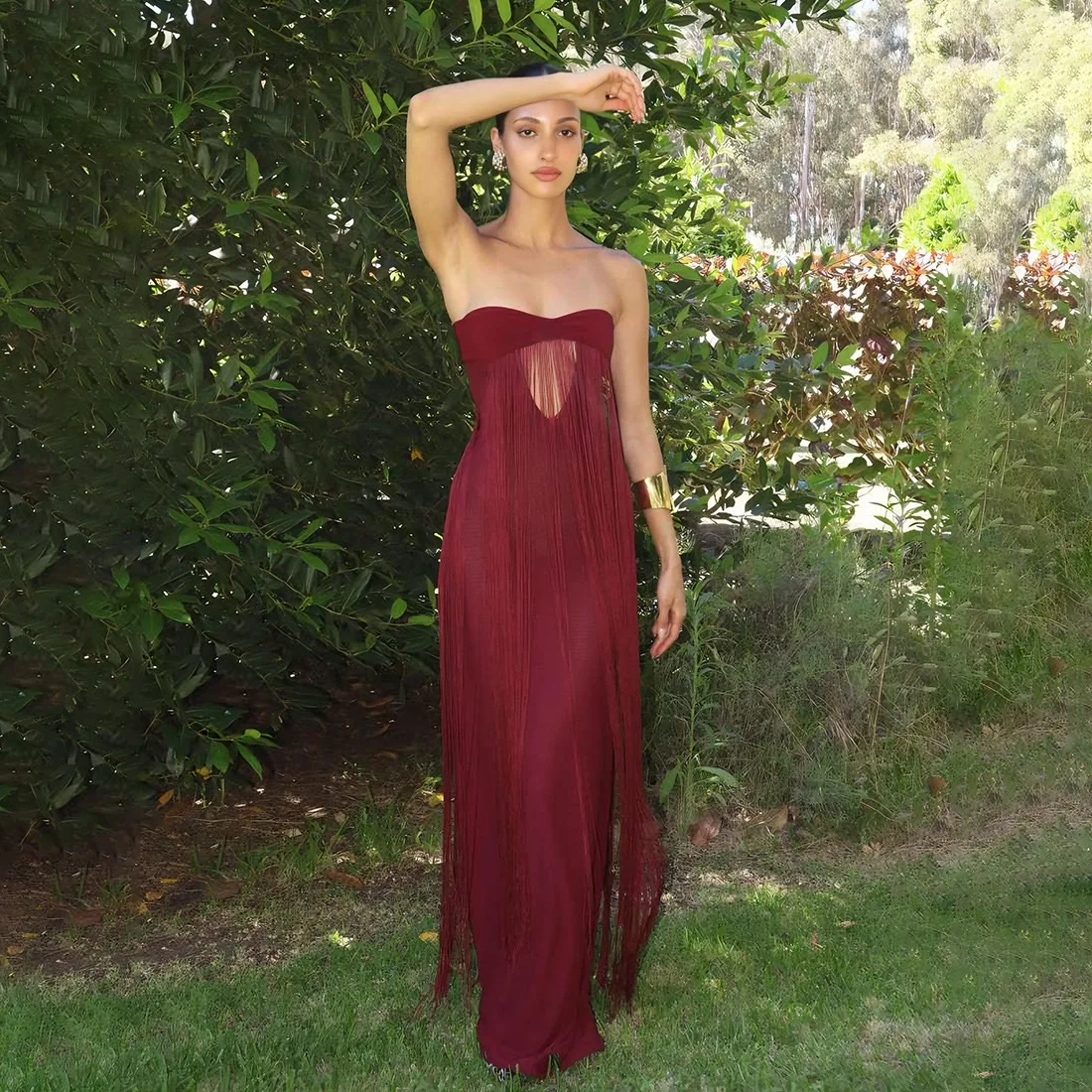 2026 Spring New Women's Clothing Sexy Hollow Backless Fringed Tube Top Slim Dress
2026 Spring New Women's Clothing Sexy Hollow Backless Fringed Tube Top Slim Dress