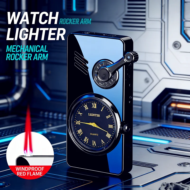 Newest Rocker Cigar Igniter Direct Fire Lighter Windproof Open Flame Smoke Quartz Dial Cigarette Lighters & Smoking Accessories
Newest Rocker Cigar Igniter Direct Fire Lighter Windproof Open Flame Smoke Quartz Dial Cigarette Lighters & Smoking Accessories