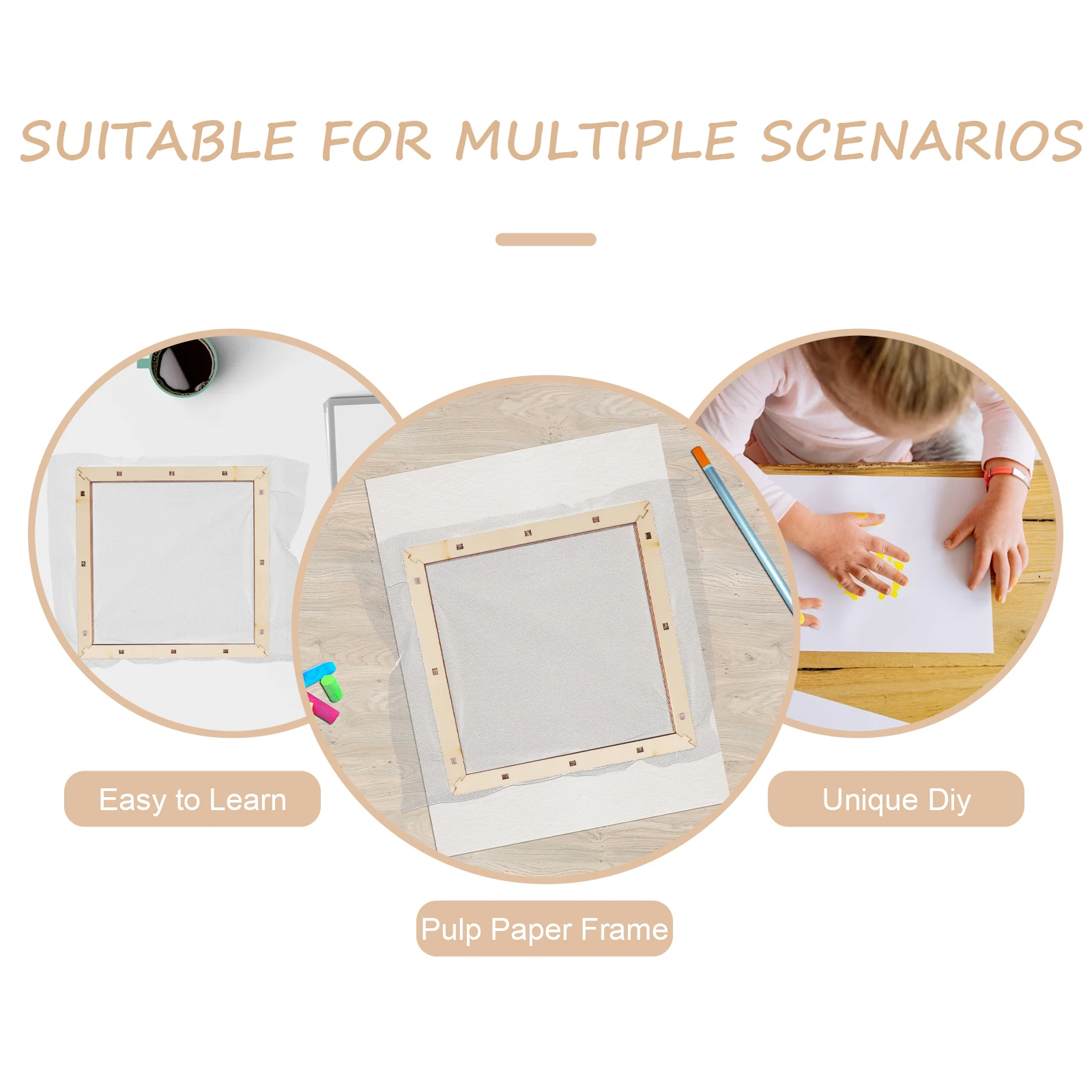 DIY Paper Making Frame 20x30cm Handmade Craft Kit Mesh Screen Reusable Pulp Wood Frame Decorative Art Sewing Supplies
DIY Paper Making Frame 20x30cm Handmade Craft Kit Mesh Screen Reusable Pulp Wood Frame Decorative Art Sewing Supplies