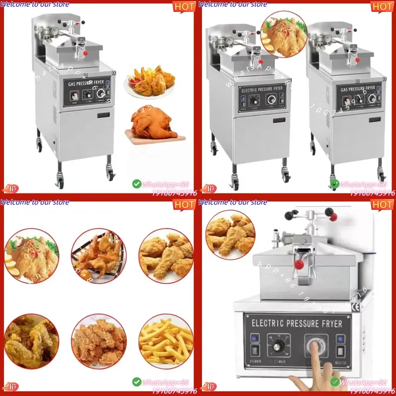 2026 New Heavy Electric & Pressure Fryer with Stainless Steel Construction 380V for Fried Snacks Catering Business &
2026 New Heavy Electric & Pressure Fryer with Stainless Steel Construction 380V for Fried Snacks Catering Business &