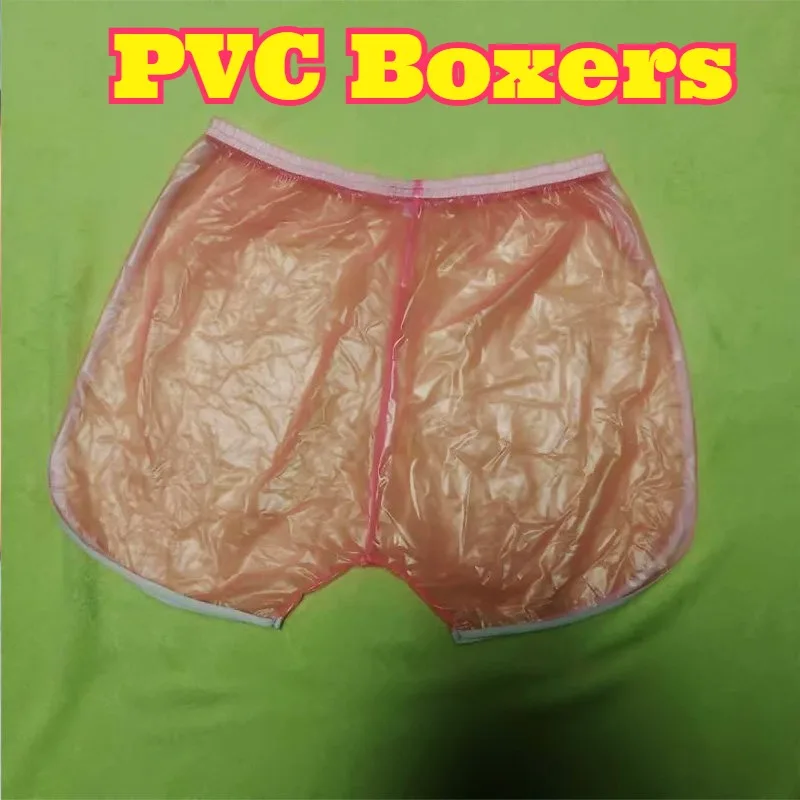 Pink Full Transparent TPU Underwear Ultra Soft Boxer Briefs Round Angle Plastic Trim See Through Bottoms Stylish Intimate Wear
Pink Full Transparent TPU Underwear Ultra Soft Boxer Briefs Round Angle Plastic Trim See Through Bottoms Stylish Intimate Wear