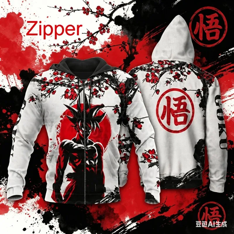 Dragon Ball Goku Blue Men Zipper Hoodie Cartoon Japan Style Anime Women Sweatshirt 2026 New Fashion Children Jackets Coat
Dragon Ball Goku Blue Men Zipper Hoodie Cartoon Japan Style Anime Women Sweatshirt 2026 New Fashion Children Jackets Coat