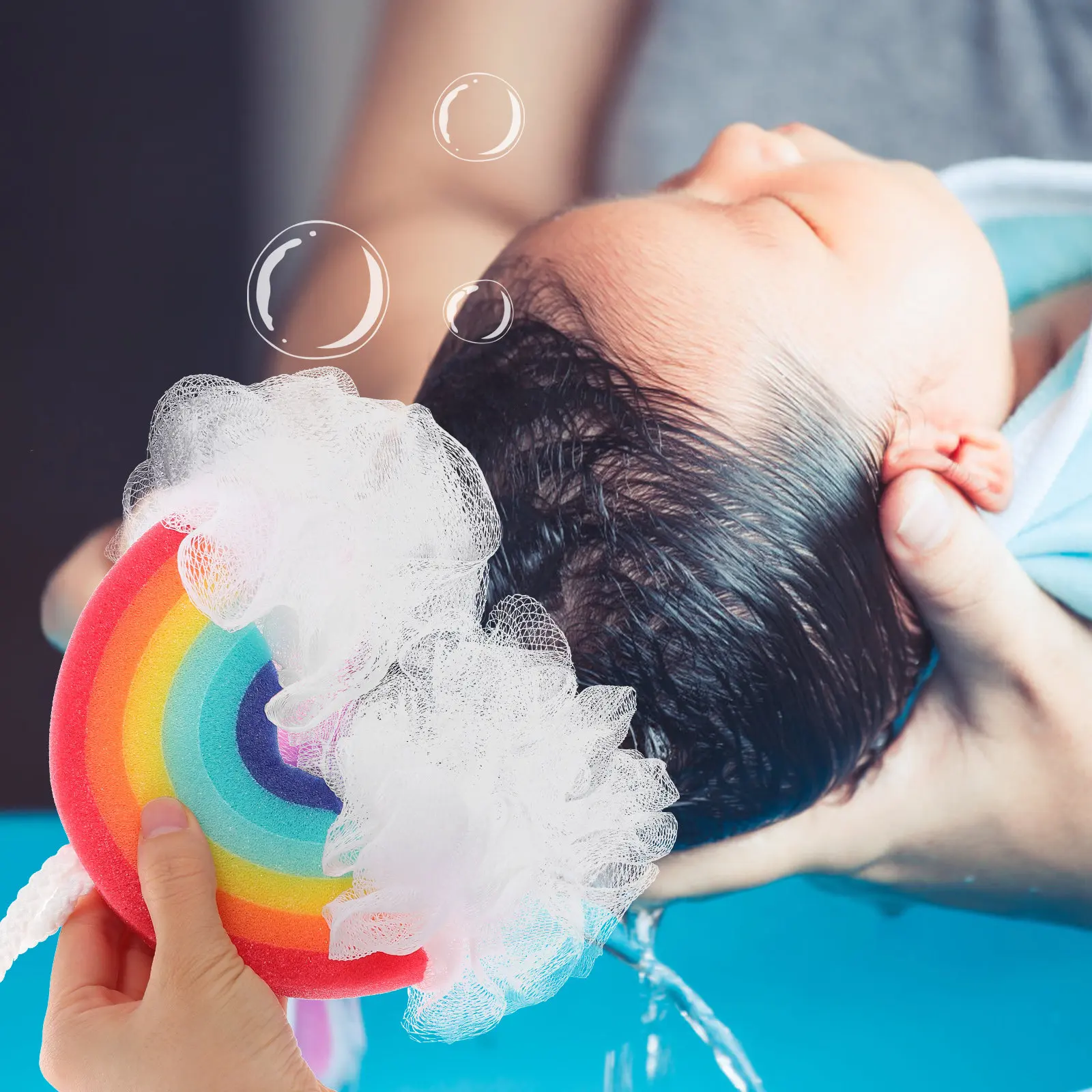 2Pcs Rainbow Shower Ball Bath Scrubber Mesh Pouf Body Cleanser Soft Exfoliating Shower Bath Mesh Scrubber for Kids Women Men
2Pcs Rainbow Shower Ball Bath Scrubber Mesh Pouf Body Cleanser Soft Exfoliating Shower Bath Mesh Scrubber for Kids Women Men