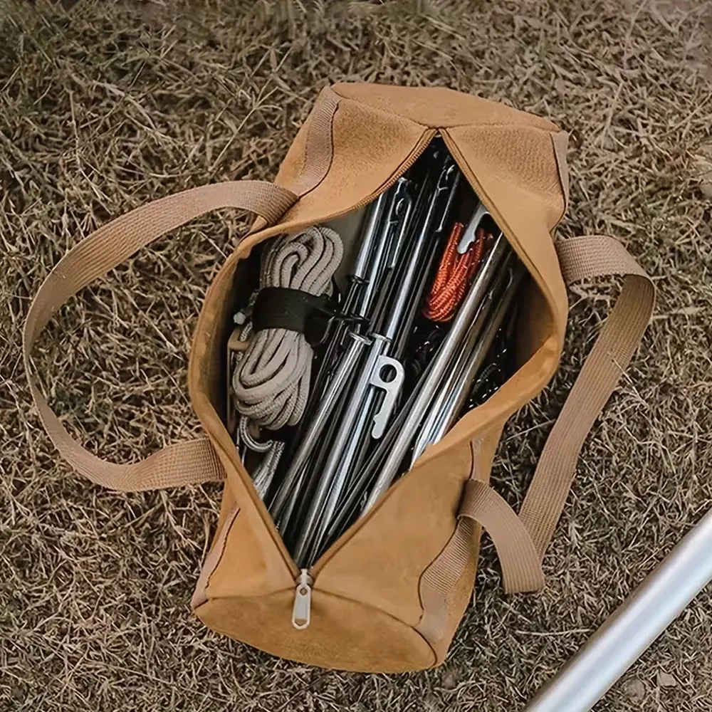 Outdoor Camping Tent Peg Storage Bag - Practical Storage Bag for Camping Tent Pegs, Cylindrical Storage Bag, Portable Miscellaneous Item Storage Bag, Functional Tool Bag
Outdoor Camping Tent Peg Storage Bag - Practical Storage Bag for Camping Tent Pegs, Cylindrical Storage Bag, Portable Miscellaneous Item Storage Bag, Functional Tool Bag