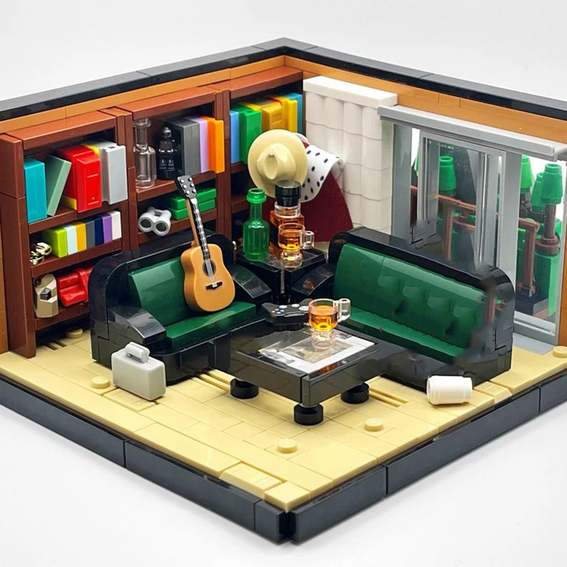 439PCS MOC Creative Model Cabin Den Diorama DIY Assembly Bricks Home Decor Display Birthday Gift Collectible Decoration Building
439PCS MOC Creative Model Cabin Den Diorama DIY Assembly Bricks Home Decor Display Birthday Gift Collectible Decoration Building