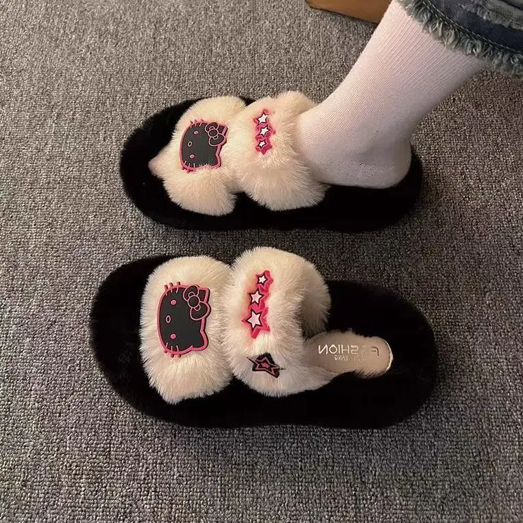 real pictures 2025 new winter hello kitty Cute drop shipping Girl Style Home Plush Slippers Women's Plush Shoes warm Slippers
real pictures 2025 new winter hello kitty Cute drop shipping Girl Style Home Plush Slippers Women's Plush Shoes warm Slippers