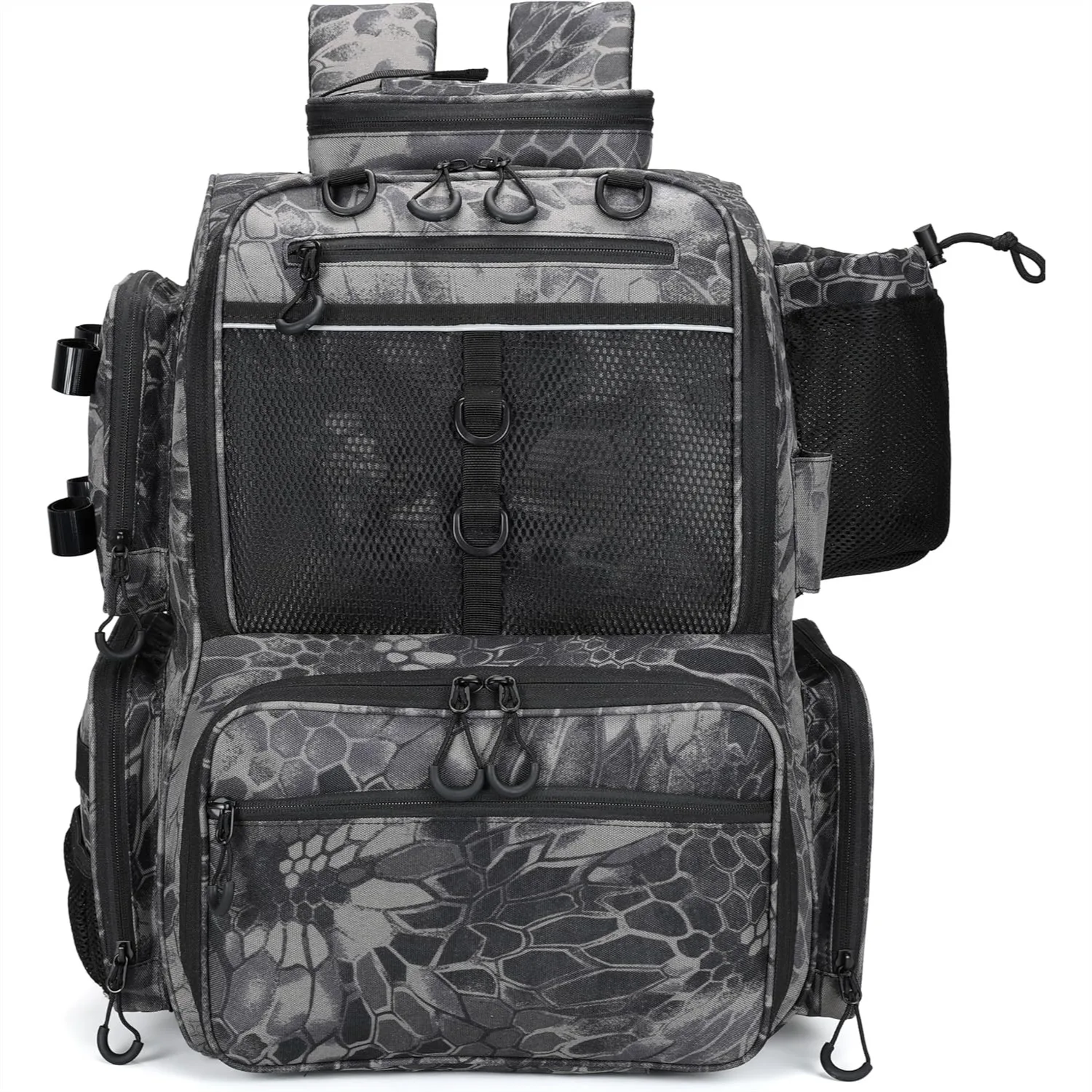 Fishing Tackle Backpack with Rod Holders, Bottle Holder, Storage Bag for Fishing Gear, Waterproof and Durable
Fishing Tackle Backpack with Rod Holders, Bottle Holder, Storage Bag for Fishing Gear, Waterproof and Durable