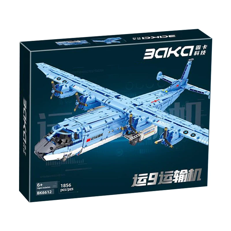 IN STOCK BK6612 Technical Military Transport Aircraft Building Blocks Bricks Assembling Model Toys for Boys Christmas Gift Set
IN STOCK BK6612 Technical Military Transport Aircraft Building Blocks Bricks Assembling Model Toys for Boys Christmas Gift Set