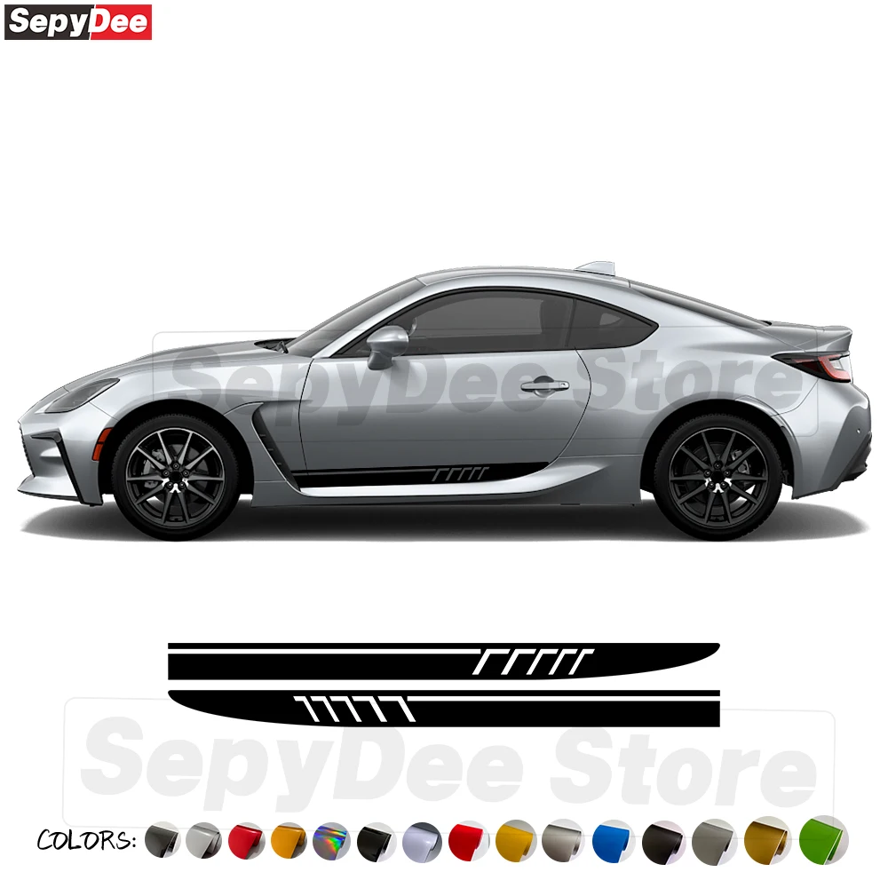 2Pcs Car Door Side Skirt Stickers for Toyota GR86 Auto Body Decor DIY Sport Stripe Kits Vinyl Film Decals Car Tuning Accessories
2Pcs Car Door Side Skirt Stickers for Toyota GR86 Auto Body Decor DIY Sport Stripe Kits Vinyl Film Decals Car Tuning Accessories