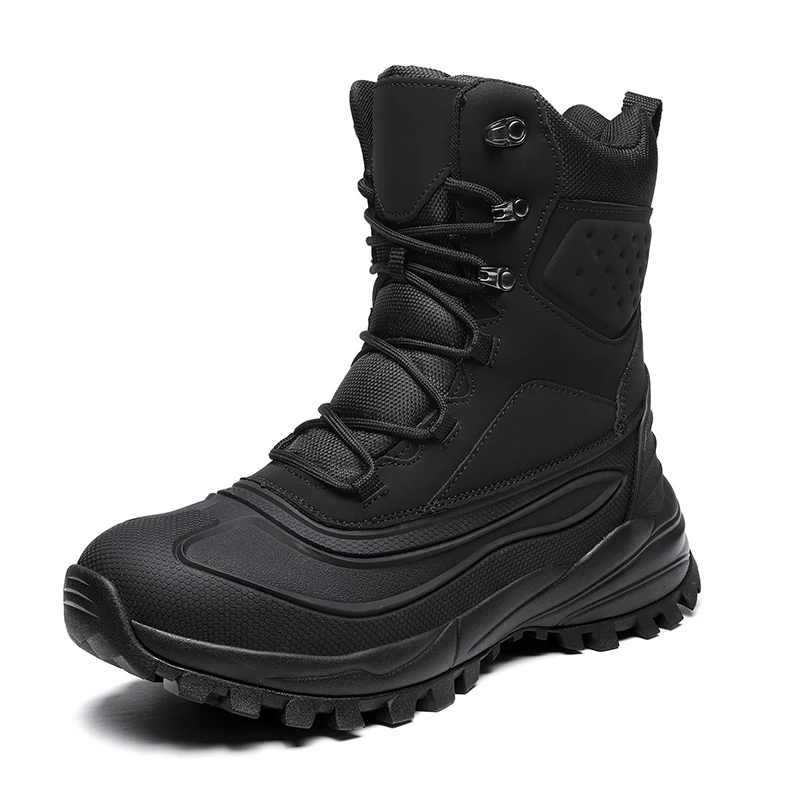 Мужские зимние высокие ботинки для хайкинга с утеплением, водонепроницаемые, нескользящие, теплые и морозостойкие, хлопковые снегоступы Zapatos
Мужские зимние высокие ботинки для хайкинга с утеплением, водонепроницаемые, нескользящие, теплые и морозостойкие, хлопковые снегоступы Zapatos
