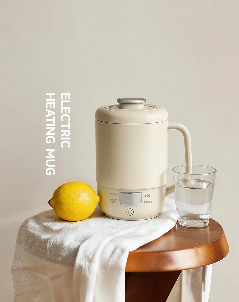 600ml Electric Heating Mug Multi-Functional Portable Hot Water Cup Non-Stick Inner Pot Auto Keep Warm Tea Porridge Soup Milk Mak
600ml Electric Heating Mug Multi-Functional Portable Hot Water Cup Non-Stick Inner Pot Auto Keep Warm Tea Porridge Soup Milk Mak