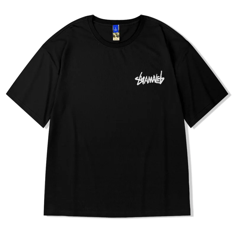 Motorcycle Summer Pure Cotton Men's Tops Trendy and Versatile New Style Loose Simple Fashion Short Sleeves
Motorcycle Summer Pure Cotton Men's Tops Trendy and Versatile New Style Loose Simple Fashion Short Sleeves