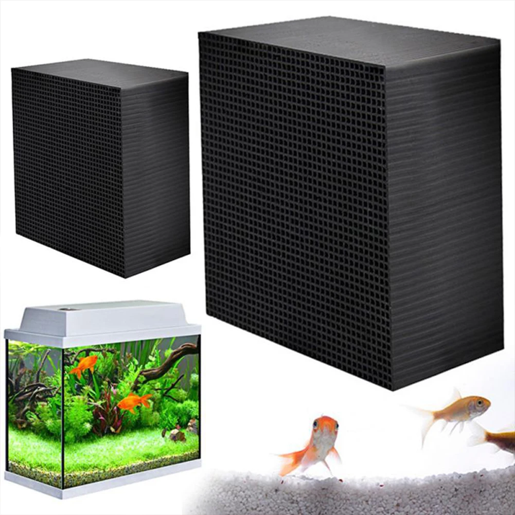 Activated Carbon Aquarium Filter, Cube Honeycomb Structure Charcoal Deodorant Water Purifier, For Pools Water Purification
Activated Carbon Aquarium Filter, Cube Honeycomb Structure Charcoal Deodorant Water Purifier, For Pools Water Purification