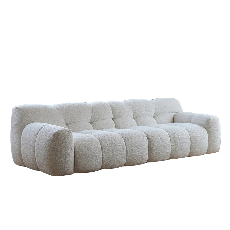 Cream wind candy sofa, snowflake velvet modern simple cream wind fabric sofa
Cream wind candy sofa, snowflake velvet modern simple cream wind fabric sofa