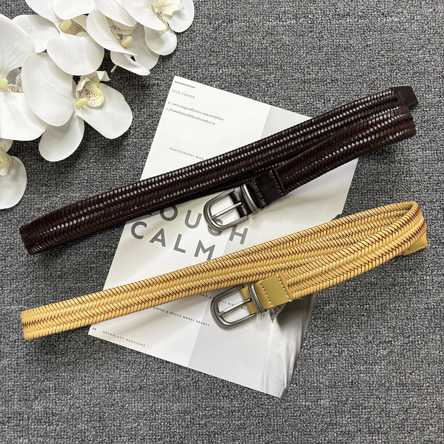 First-grade cowhide woven belt, vegetable-tanned casual leather belt with antique silver buckle, knotted genuine leather waistba
First-grade cowhide woven belt, vegetable-tanned casual leather belt with antique silver buckle, knotted genuine leather waistba