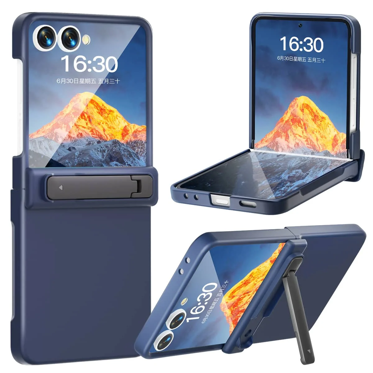 For Samsung Galaxy Z Flip 7 Case with Built-in Screen Protector, Kickstand, Hinge Protection, Hard PC Slim Shockproof Cover
For Samsung Galaxy Z Flip 7 Case with Built-in Screen Protector, Kickstand, Hinge Protection, Hard PC Slim Shockproof Cover