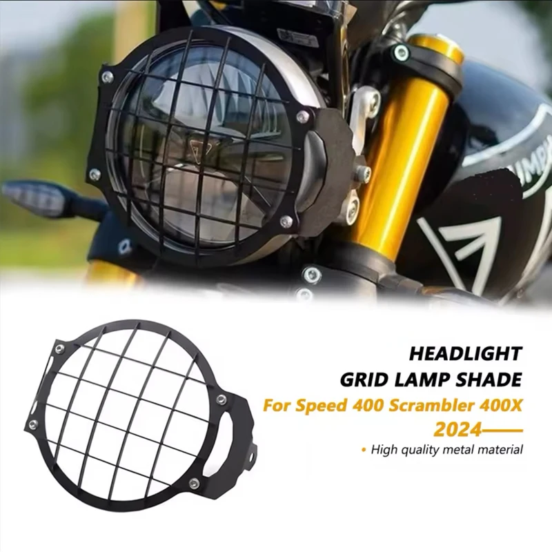 Защитная крышка для мотоциклетной передней фары Speed400 Scrambler400X, сетчатый абажур для передней фары для Speed 400 Scrambler 400X 2024
Защитная крышка для мотоциклетной передней фары Speed400 Scrambler400X, сетчатый абажур для передней фары для Speed 400 Scrambler 400X 2024