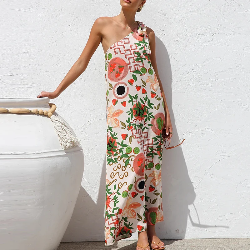 Fashion Floral Print Irregular Long Dress New Spring Summer Sleeveless Loose Bohemian Dress Casual Vacation Women's Dress Mujer
Fashion Floral Print Irregular Long Dress New Spring Summer Sleeveless Loose Bohemian Dress Casual Vacation Women's Dress Mujer