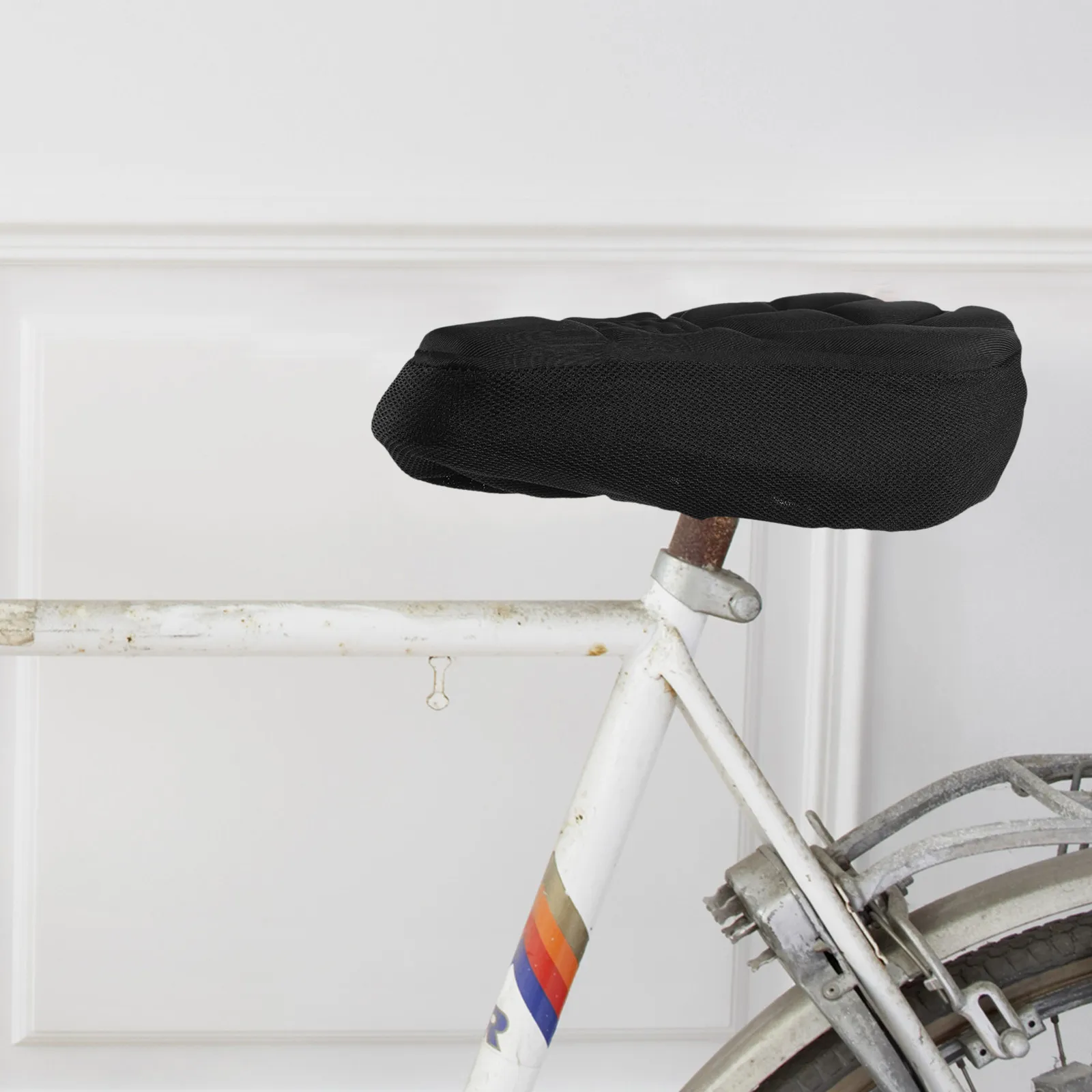 Mountain Bike Bicycle Seat Cushion Universal Size 3D Thick Sponge Silicone Cover Black Ergonomic Breathable Bike Saddle Pad
Mountain Bike Bicycle Seat Cushion Universal Size 3D Thick Sponge Silicone Cover Black Ergonomic Breathable Bike Saddle Pad