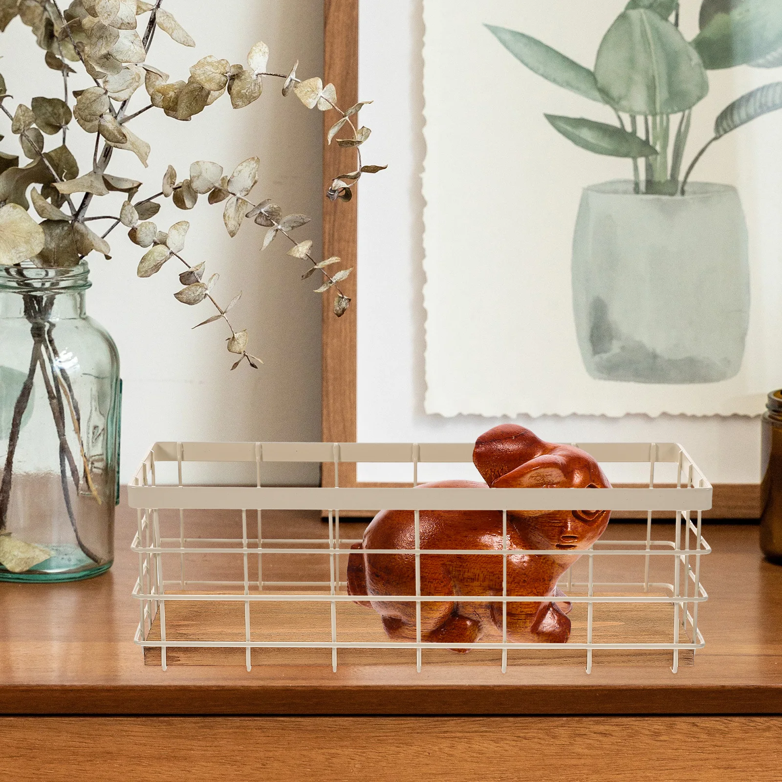 Iron Box Hanging Basket Metal Desktop ganizer Hollow Container Wood Board Wall mounted Rack Storage Saver Home
Iron Box Hanging Basket Metal Desktop ganizer Hollow Container Wood Board Wall mounted Rack Storage Saver Home