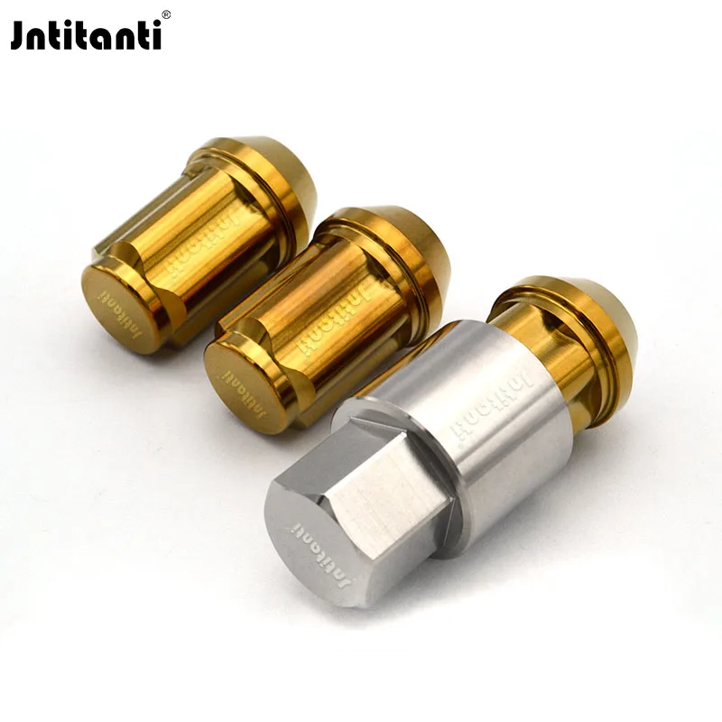 Jntitanti Gr5 titanium wheel lug lock nut anti-theft Tire nut M12x1.25x35mm/40mm for Nissan Suzuki Subaru Toyota86 etc
Jntitanti Gr5 titanium wheel lug lock nut anti-theft Tire nut M12x1.25x35mm/40mm for Nissan Suzuki Subaru Toyota86 etc