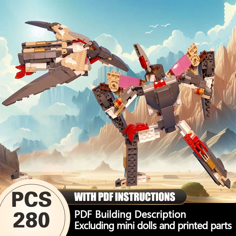 Creators Animal Series Model MOC Building Bricks Dinobot Swoop Modular Technology Gifts Holiday Assemble Children Toys Suit
Creators Animal Series Model MOC Building Bricks Dinobot Swoop Modular Technology Gifts Holiday Assemble Children Toys Suit