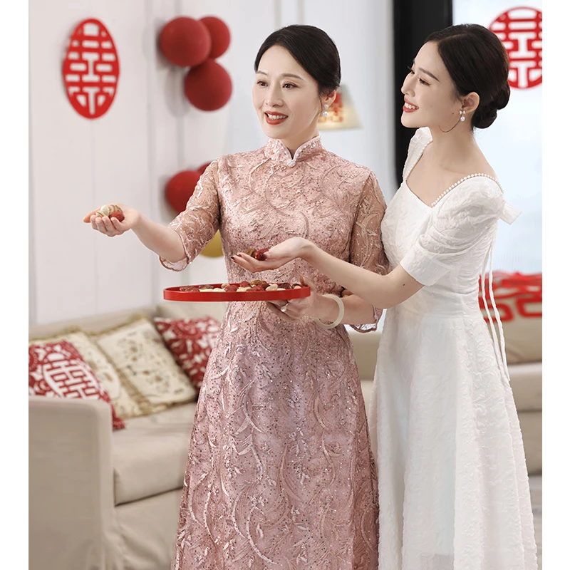 Ele Young Sle Wedding Dr Pink Sequin mid Waist a Line Skirt Zipper Svel for Wedding Banquet
Ele Young Sle Wedding Dr Pink Sequin mid Waist a Line Skirt Zipper Svel for Wedding Banquet