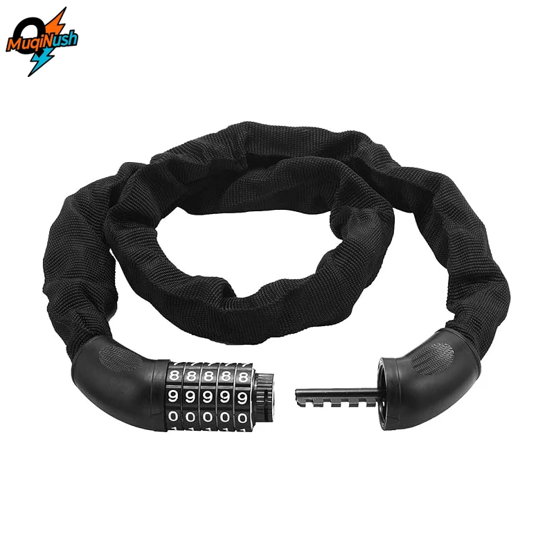 MuqiNush 1PC Bicycle Chain Heavy-Duty 5-Digit Lock Combination Code Suitable For High Security Keyles Locks Scooters Motorcycles
MuqiNush 1PC Bicycle Chain Heavy-Duty 5-Digit Lock Combination Code Suitable For High Security Keyles Locks Scooters Motorcycles