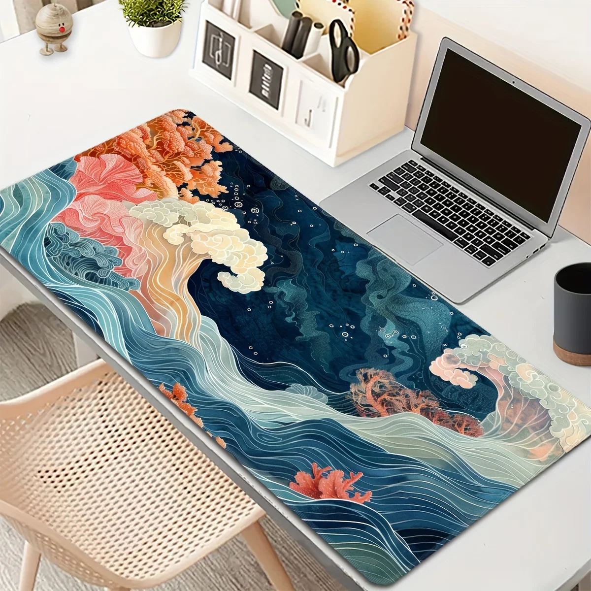 Большой игровой коврик для мыши Artistic Flair, моющийся нескользящий резиновый коврик для стола кораллового моря, большие коврики для мыши, игровой коврик для мыши, игровые коврики
Большой игровой коврик для мыши Artistic Flair, моющийся нескользящий резиновый коврик для стола кораллового моря, большие коврики для мыши, игровой коврик для мыши, игровые коврики