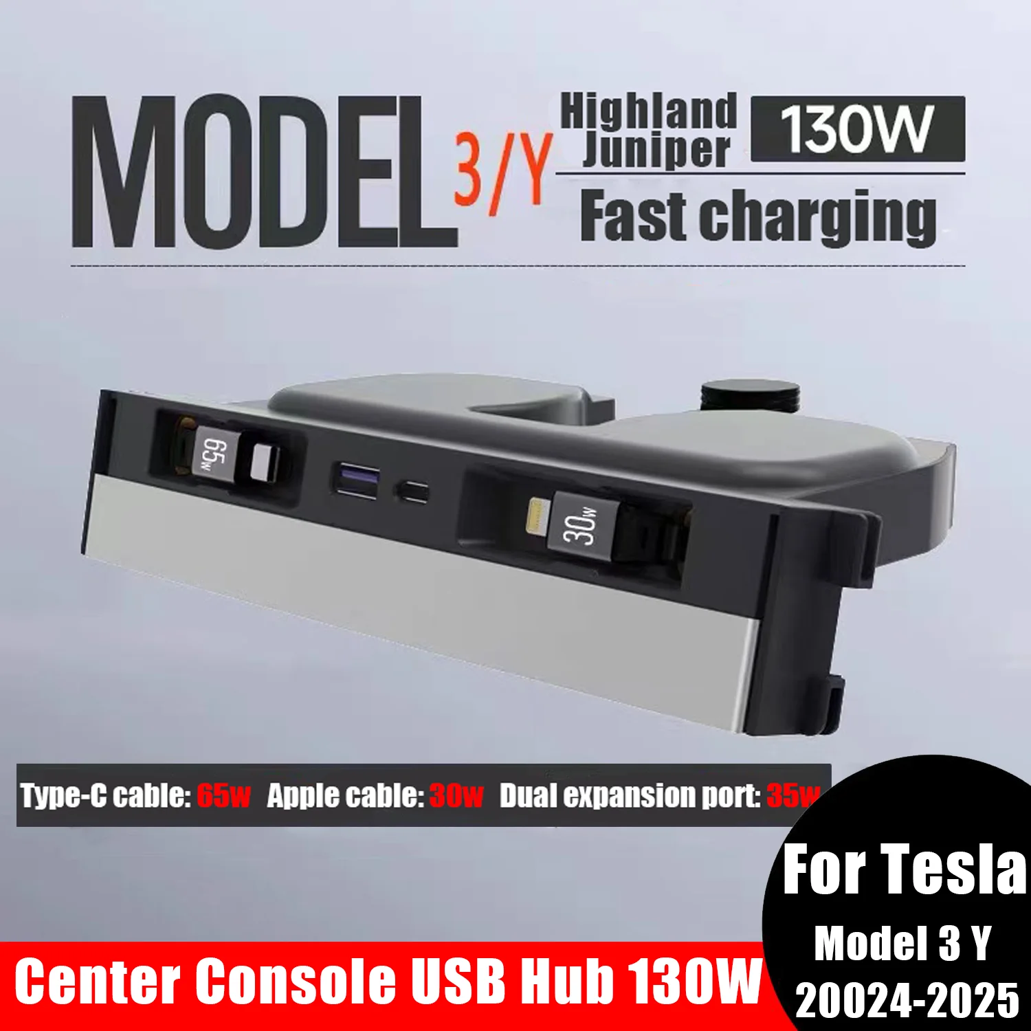 For Tesla Model Y Juniper 2025 Retractable Center Console USB Hub Model 3 Highland Phone Charger Fast Charging Docking Station
For Tesla Model Y Juniper 2025 Retractable Center Console USB Hub Model 3 Highland Phone Charger Fast Charging Docking Station