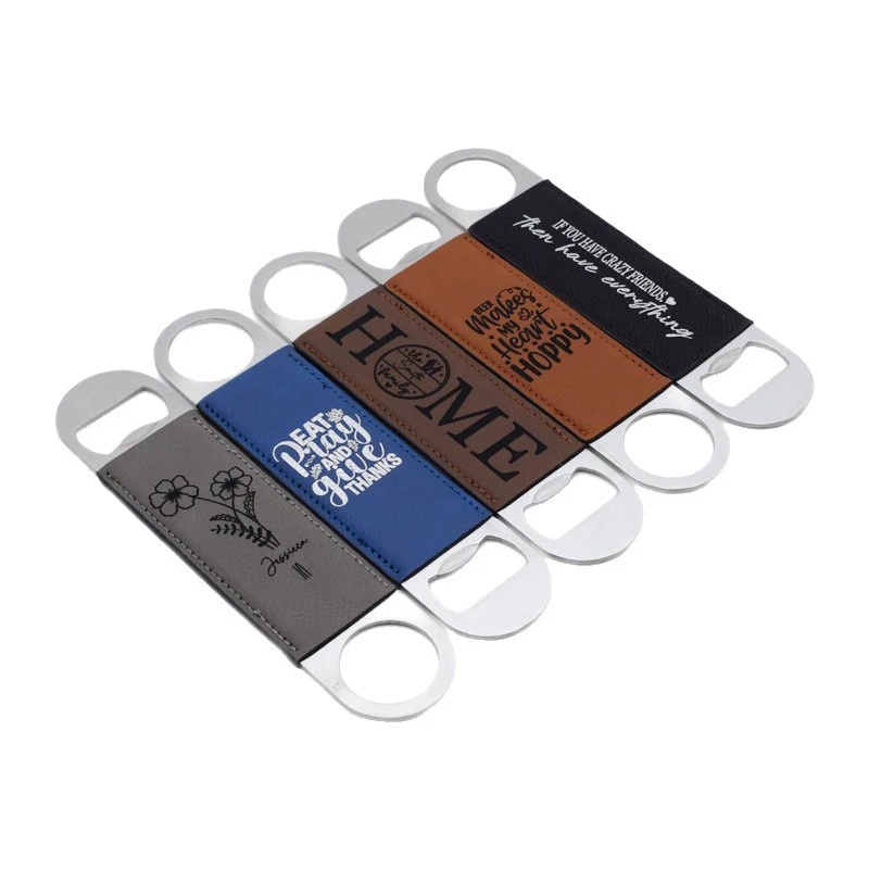 10pcs/lot PU Leather and Metal Laser-engraved Bottle Opener Blanks for Double sides Laser engraving
10pcs/lot PU Leather and Metal Laser-engraved Bottle Opener Blanks for Double sides Laser engraving