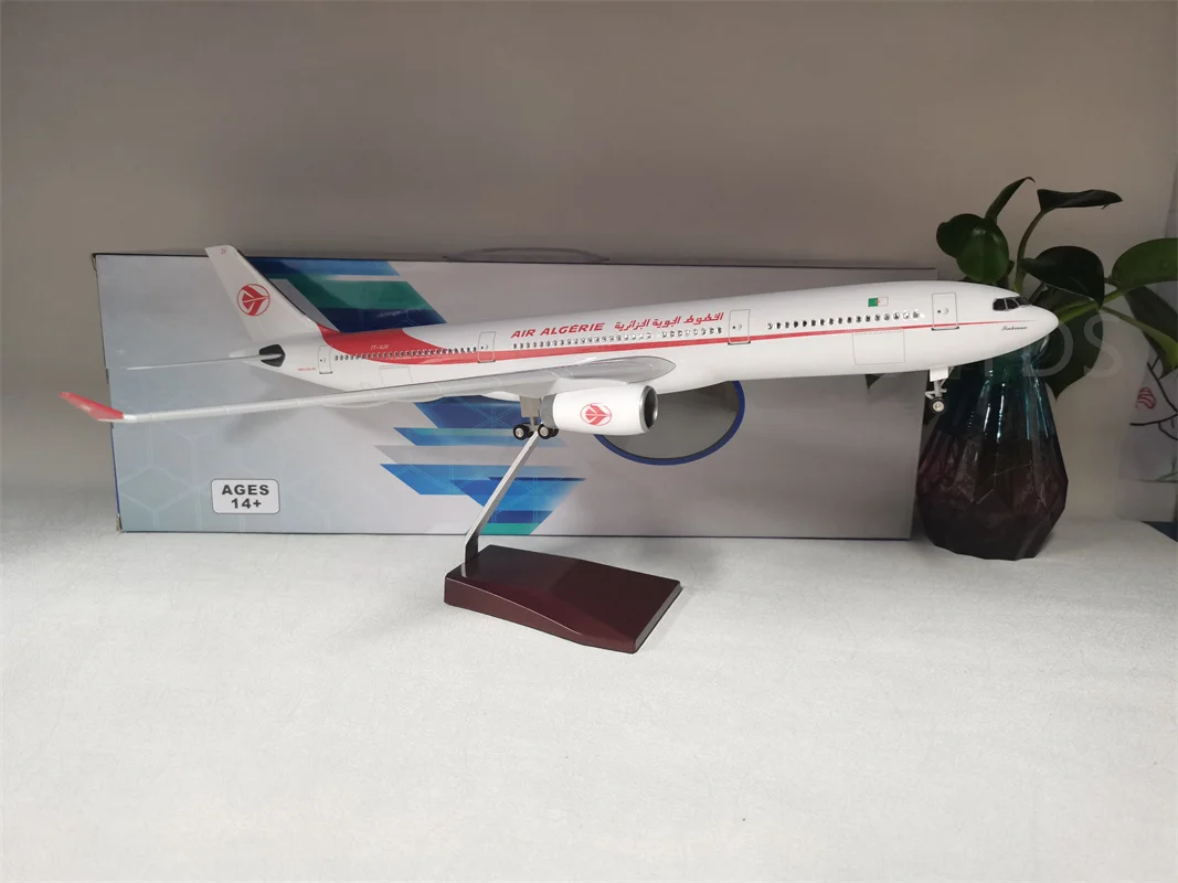 47CM 330 Model A330 Algeria Airlines With Resin Aircraft Plane Model Plane Wire Wheels Decoration plane for Collections
47CM 330 Model A330 Algeria Airlines With Resin Aircraft Plane Model Plane Wire Wheels Decoration plane for Collections