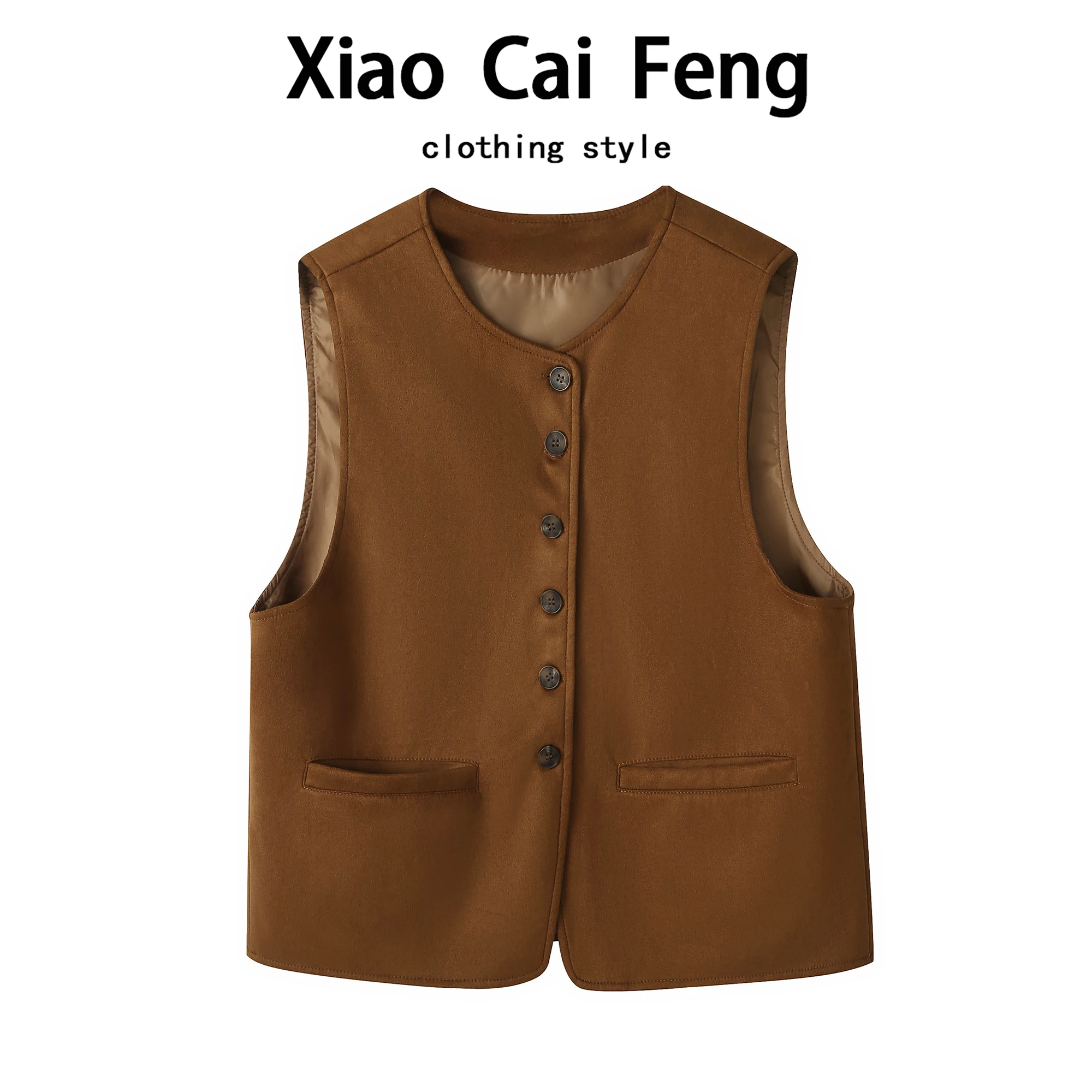 Ele Замшевый жилет, женский многослойный топ Sli, утягивающая верхняя одежда, модная осенняя одежда, корейский верхняя часть тела
Ele Замшевый жилет, женский многослойный топ Sli, утягивающая верхняя одежда, модная осенняя одежда, корейский верхняя часть тела