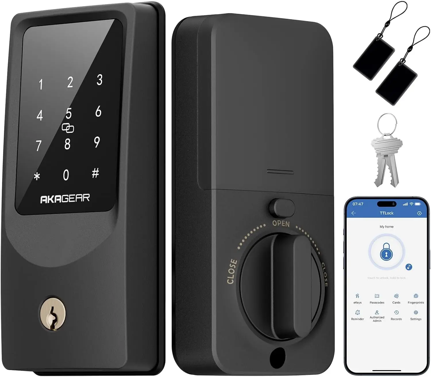 WiFi Smart Lock with App Control, Touchpad Keypad, Auto Lock, PIN Code Unlock for Front Door
WiFi Smart Lock with App Control, Touchpad Keypad, Auto Lock, PIN Code Unlock for Front Door