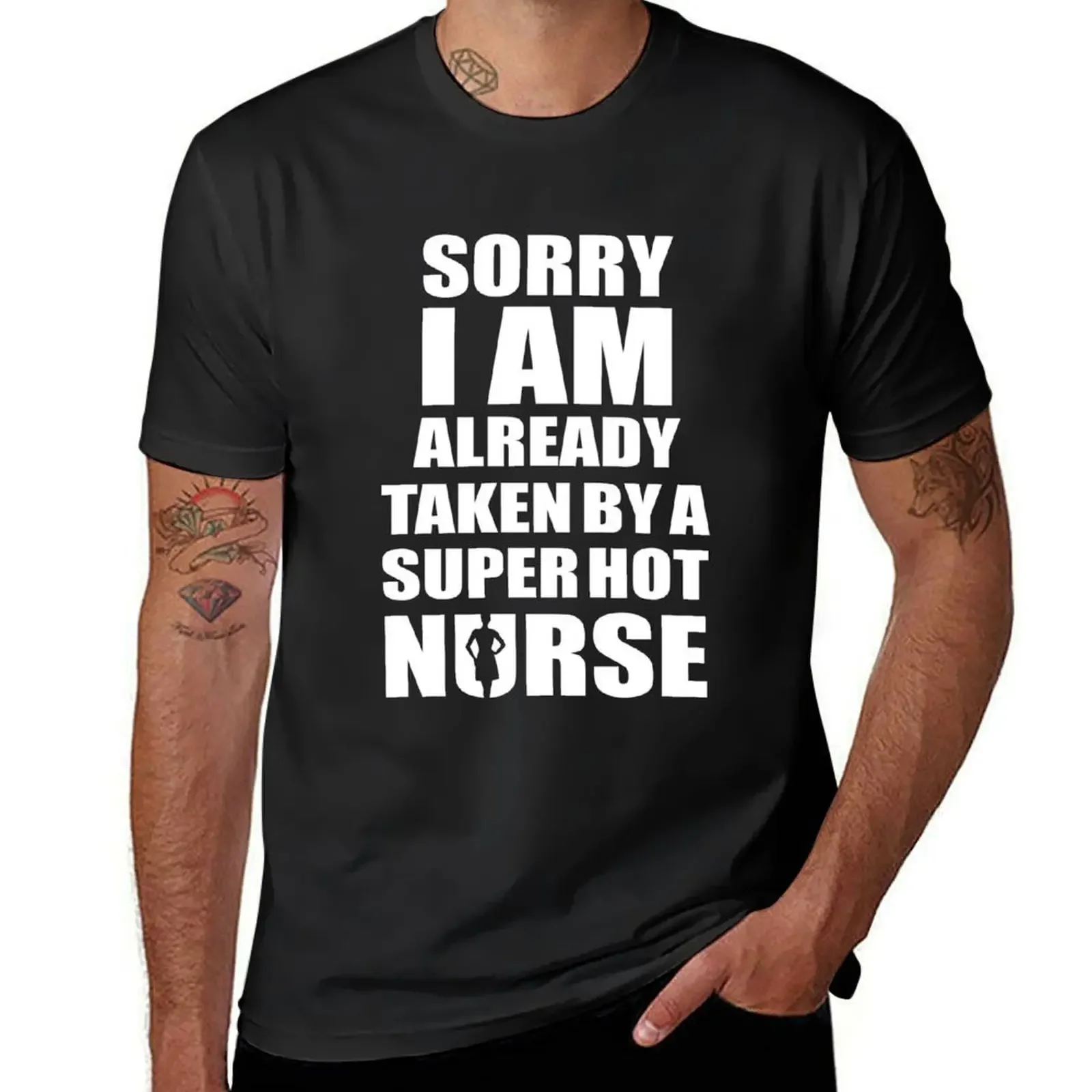 SORRY I AM ALREADY TAKEN BY A SUPER HOT NURSE T-Shirt shirts graphic rapper graphic tees Funny t-shirts plain black t shirts men
SORRY I AM ALREADY TAKEN BY A SUPER HOT NURSE T-Shirt shirts graphic rapper graphic tees Funny t-shirts plain black t shirts men