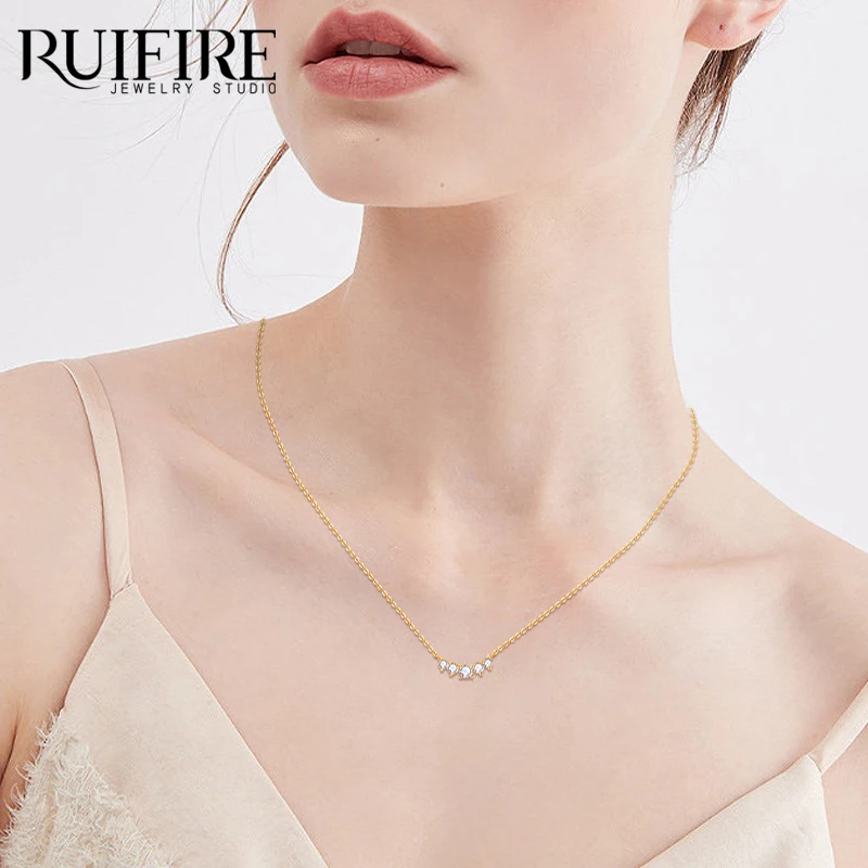 RUIFIRE Plated White Gold S925 Sterling Silver Necklace For Women Moissanite Pendent Necklace Anniversary Birthday Jewelry Gifts
RUIFIRE Plated White Gold S925 Sterling Silver Necklace For Women Moissanite Pendent Necklace Anniversary Birthday Jewelry Gifts