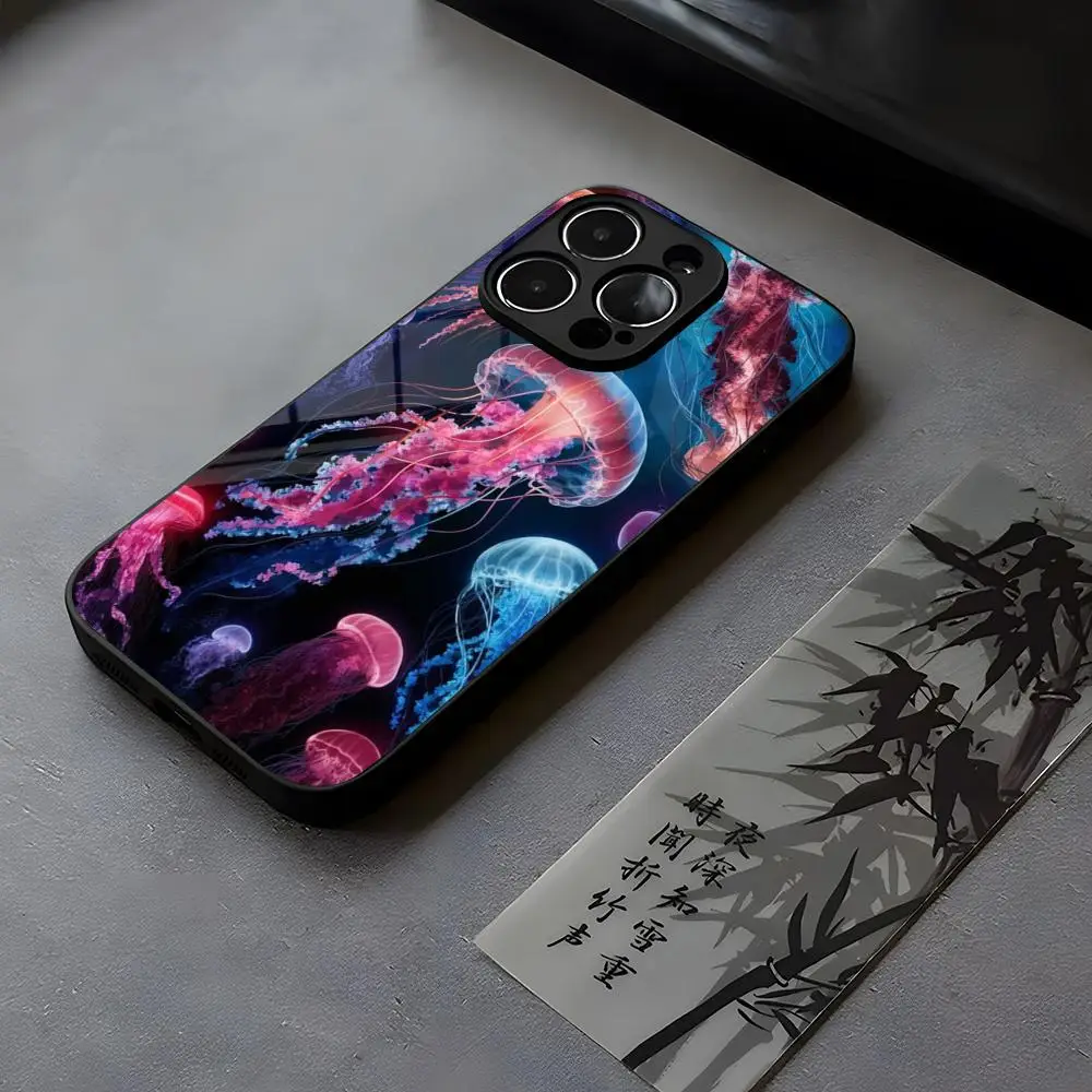 Cute Jellyfish Angel Eyes Phone Case Tempered Glass For iPhone 14 15 16 13 12 11 Pro XS Max Plus Mini SE2020 Coque
Cute Jellyfish Angel Eyes Phone Case Tempered Glass For iPhone 14 15 16 13 12 11 Pro XS Max Plus Mini SE2020 Coque
