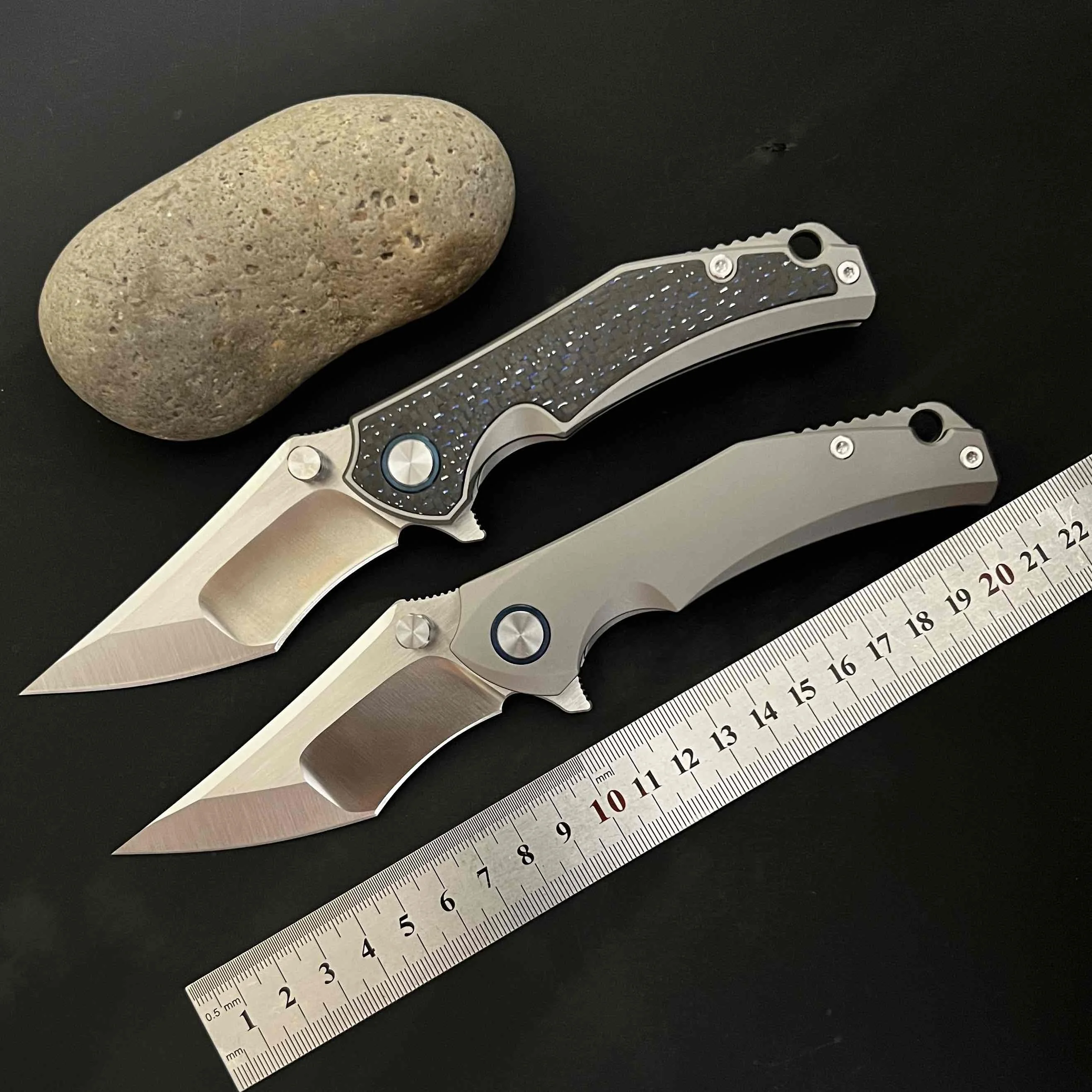 Стальное лезвие M390 TC4, ручка из титана и углеродного волокна, шарикоподшипник, нож для кемпинга, рыбалки, охоты, сбора EDC, инструментальный нож
Стальное лезвие M390 TC4, ручка из титана и углеродного волокна, шарикоподшипник, нож для кемпинга, рыбалки, охоты, сбора EDC, инструментальный нож