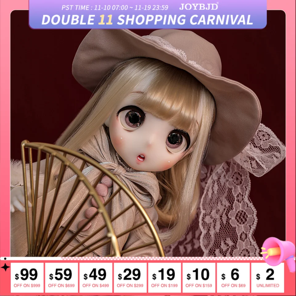 JOYBJD 1/4 Nanako Полный комплект куклы BJD с аниме-фигуркой, игрушка из смолы
JOYBJD 1/4 Nanako Полный комплект куклы BJD с аниме-фигуркой, игрушка из смолы