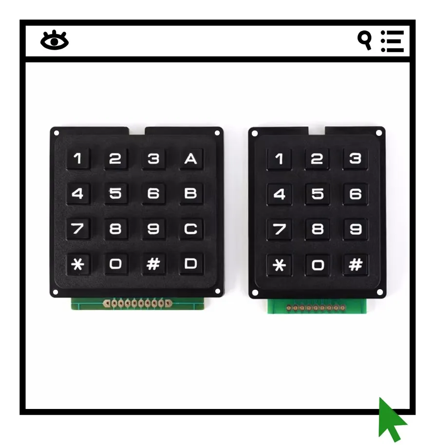12/16-битные кнопки из ABS-пластика, промышленная матричная клавиатура 3x4/4x4 с 12/16 клавишами для умных устройств
12/16-битные кнопки из ABS-пластика, промышленная матричная клавиатура 3x4/4x4 с 12/16 клавишами для умных устройств