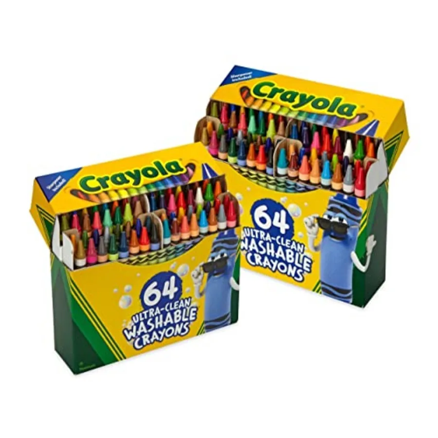 Washable Crayons for - 64ct 2 Boxes,Classroom Must Haves, Teacher School Supplies Essentials, Bulk Crayons for Toddlers [Amazon
Washable Crayons for - 64ct 2 Boxes,Classroom Must Haves, Teacher School Supplies Essentials, Bulk Crayons for Toddlers [Amazon