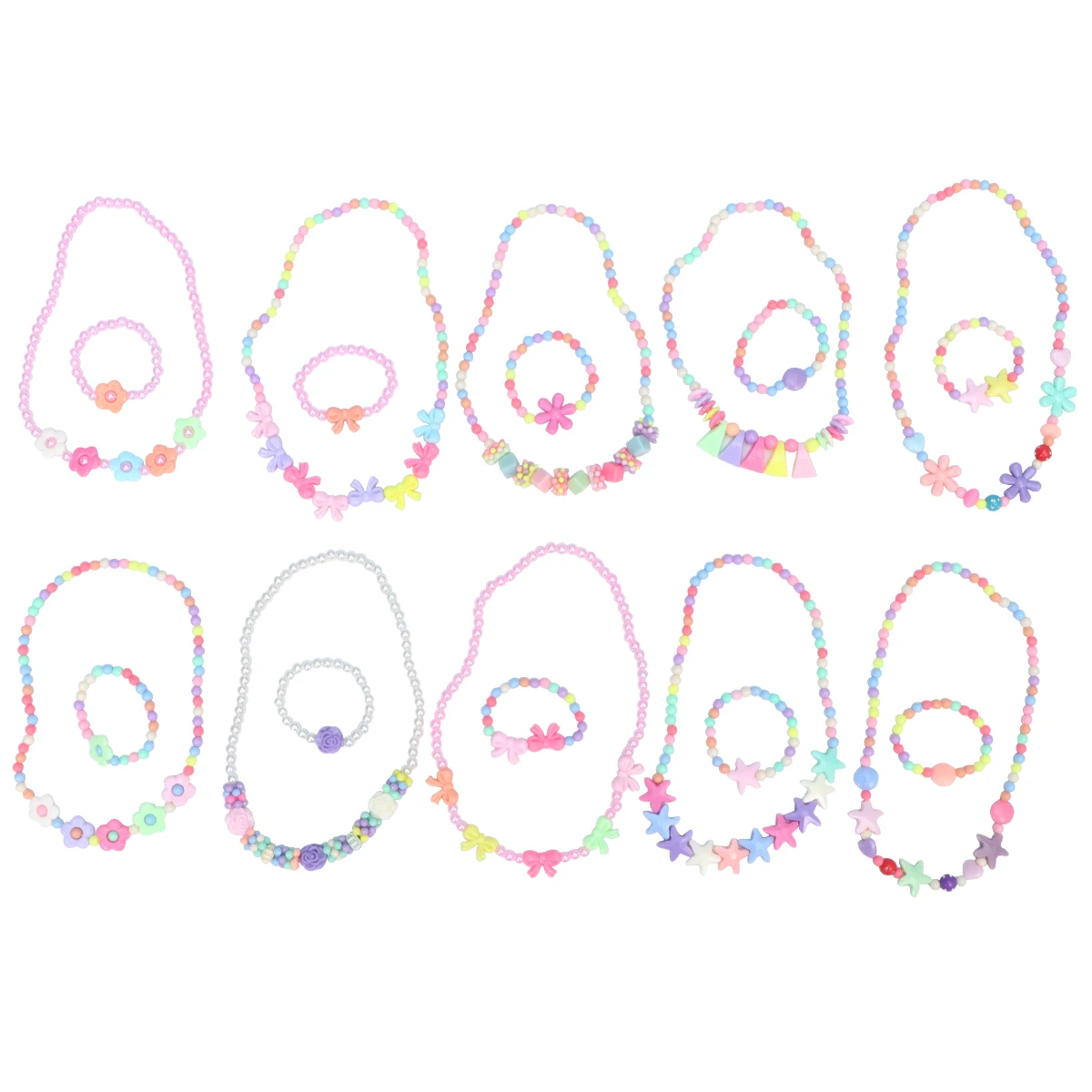 Children Jewelry Set Acrylic Necklace Bracelet Multi Colored Girls Toys Gift Christmas Party Accessories
Children Jewelry Set Acrylic Necklace Bracelet Multi Colored Girls Toys Gift Christmas Party Accessories