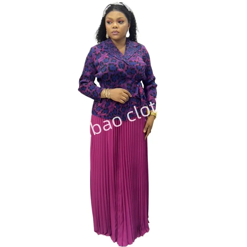 Miyake Style Pleated Suit for Women 2025 New Leopard Print Suit Collar Lace-up Top + Large Hem Skirt Large Size Skirt Suit
Miyake Style Pleated Suit for Women 2025 New Leopard Print Suit Collar Lace-up Top + Large Hem Skirt Large Size Skirt Suit