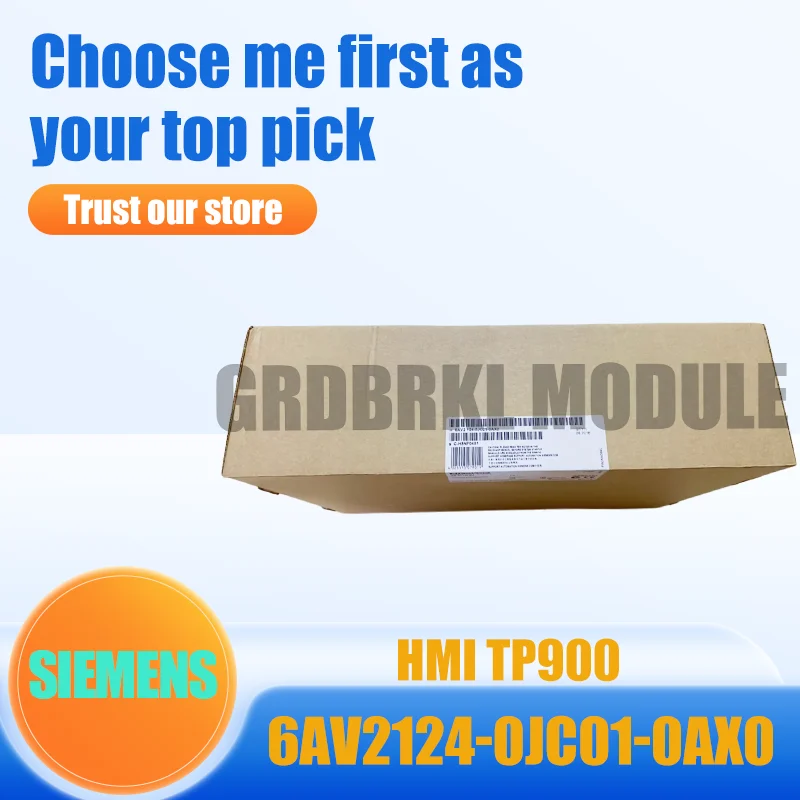 Новый оригинальный сенсорный экран SIEMENS 6AV2124-0JC01-0AX0 SIMATIC HMI TP900 Comfort, 9 дюймов, человеко-машинный интерфейс
Новый оригинальный сенсорный экран SIEMENS 6AV2124-0JC01-0AX0 SIMATIC HMI TP900 Comfort, 9 дюймов, человеко-машинный интерфейс