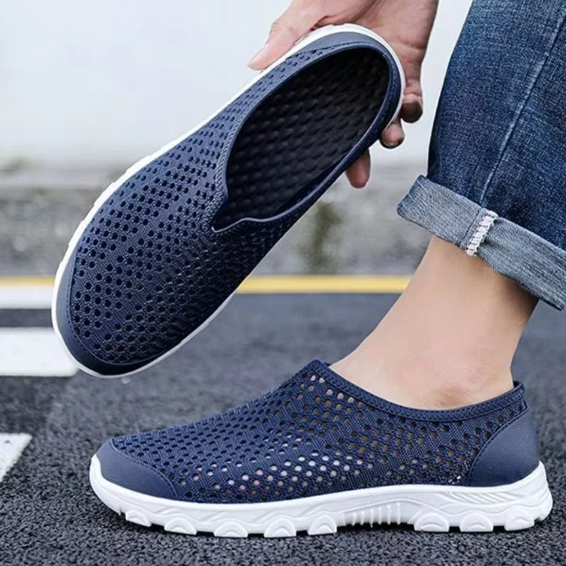 Men's Summer New Outdoor Beach Sandas Soft Sole Non Slip Round Toe Hollow Out Cave Shoes Lightweight Slip On Wading Shoes
Men's Summer New Outdoor Beach Sandas Soft Sole Non Slip Round Toe Hollow Out Cave Shoes Lightweight Slip On Wading Shoes