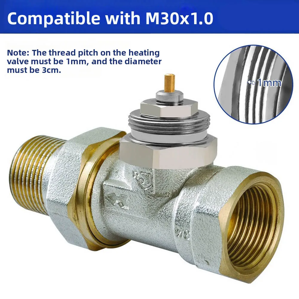 Комплект из 2 адаптеров для радиаторных клапанов M30x1.0 на M30x1.5 для модернизации систем отопления Oventrop до 1998 года выпуска, для подключения к умным системам управления M30x1.5
Комплект из 2 адаптеров для радиаторных клапанов M30x1.0 на M30x1.5 для модернизации систем отопления Oventrop до 1998 года выпуска, для подключения к умным системам управления M30x1.5
