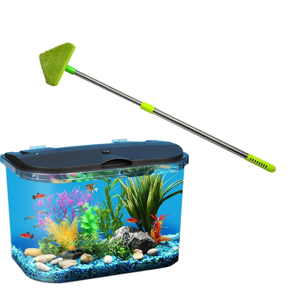 Aquarium Fish Tank Cleaner Nonslip Plastic Handle Triangle Scrubber Sponge Tool for Fresh Algae Excreta Hard Spots
Aquarium Fish Tank Cleaner Nonslip Plastic Handle Triangle Scrubber Sponge Tool for Fresh Algae Excreta Hard Spots