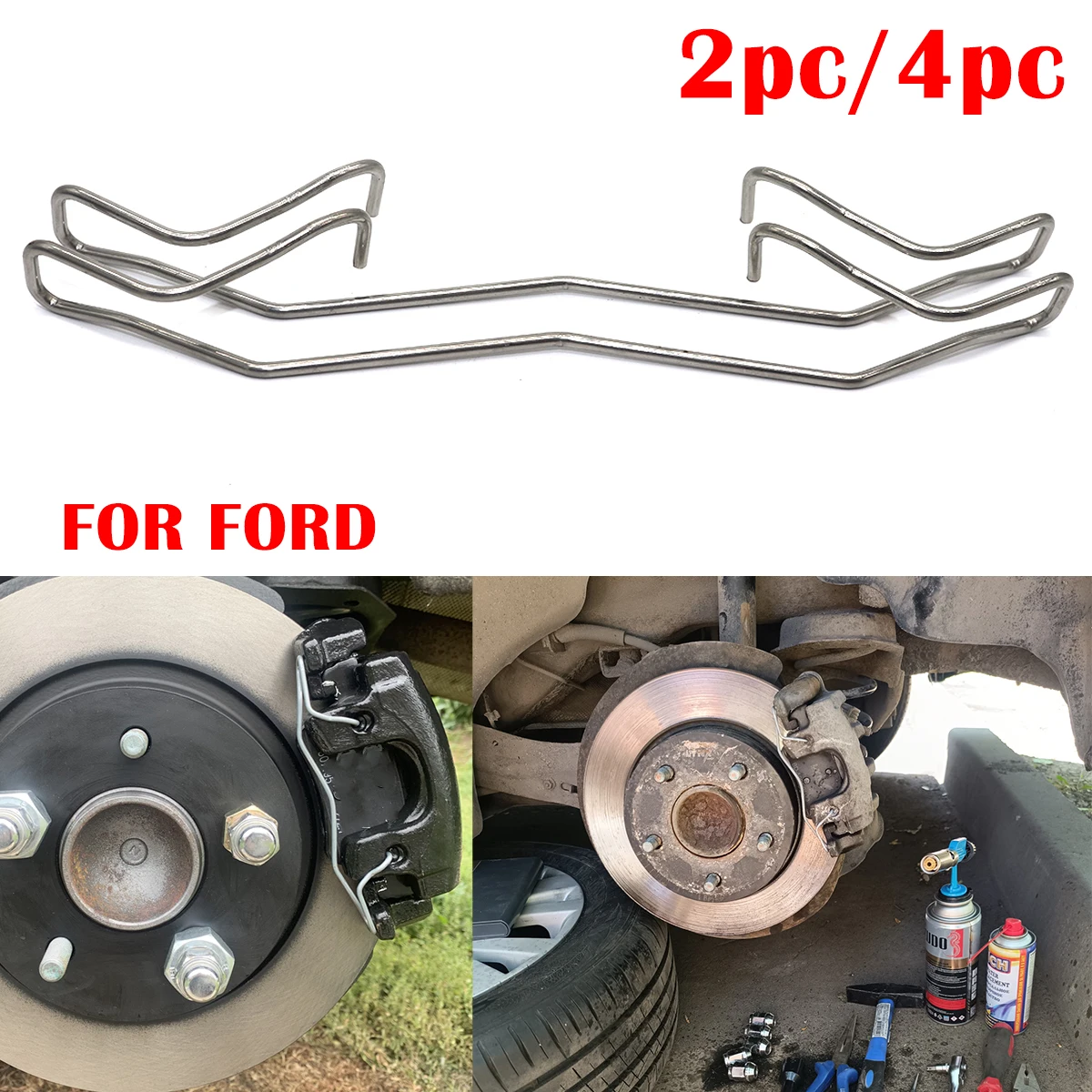 Front Left Right Brake Pad Fittings Caliper Spring Fix Accessories FOR FORD C-MAX FIESTA FOCUS C-MAX FOCUS KUGA TRANSIT CONNECT
Front Left Right Brake Pad Fittings Caliper Spring Fix Accessories FOR FORD C-MAX FIESTA FOCUS C-MAX FOCUS KUGA TRANSIT CONNECT