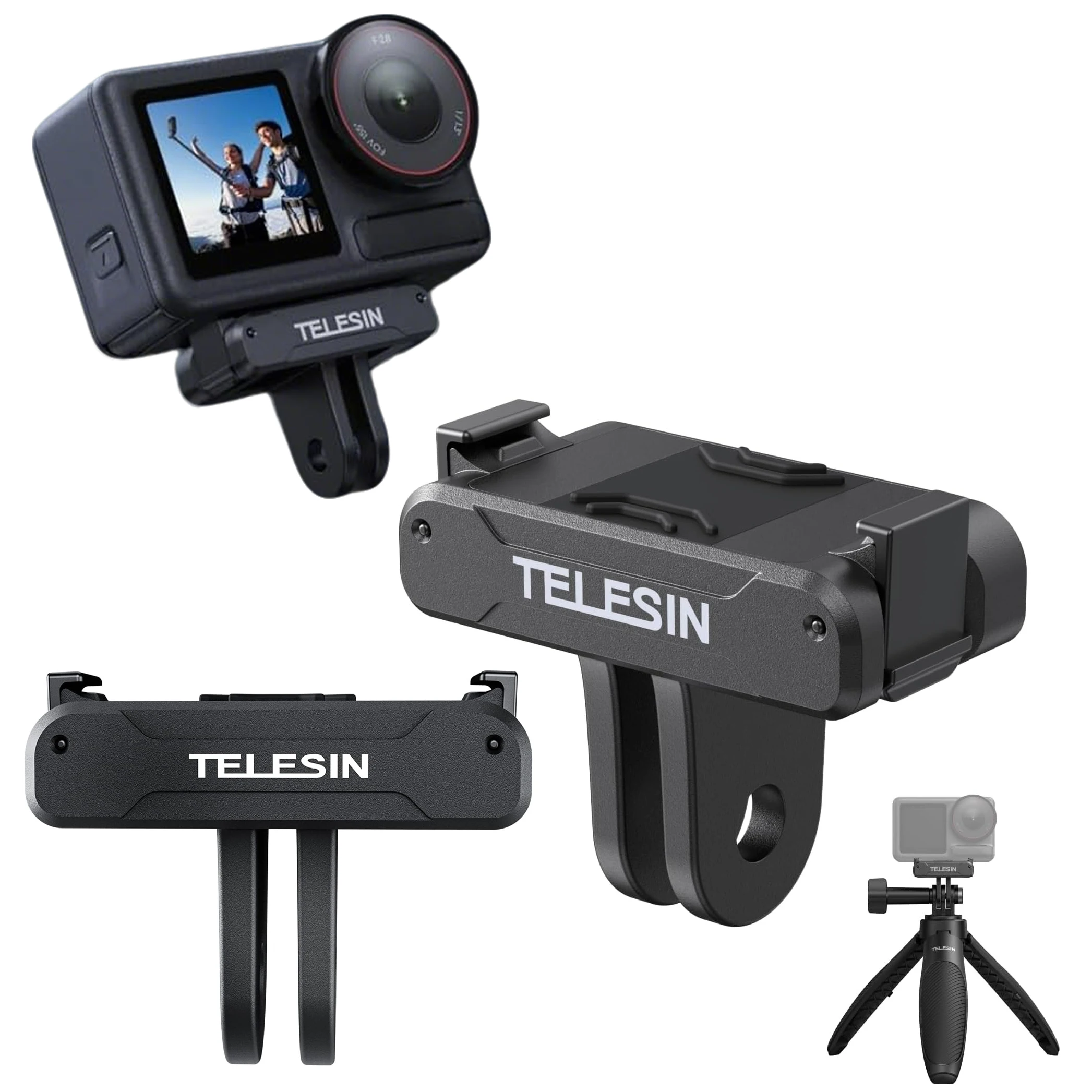TELESIN Magnetic Two Claw Adapter Quick Release Mount for DJI Osmo Action 5pro/4/3 Camera Accessories Light Weight Metal Buckle
TELESIN Magnetic Two Claw Adapter Quick Release Mount for DJI Osmo Action 5pro/4/3 Camera Accessories Light Weight Metal Buckle